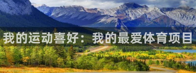 米兰体育官方正版app娱乐下载：我的运动喜好：我的最爱体育项